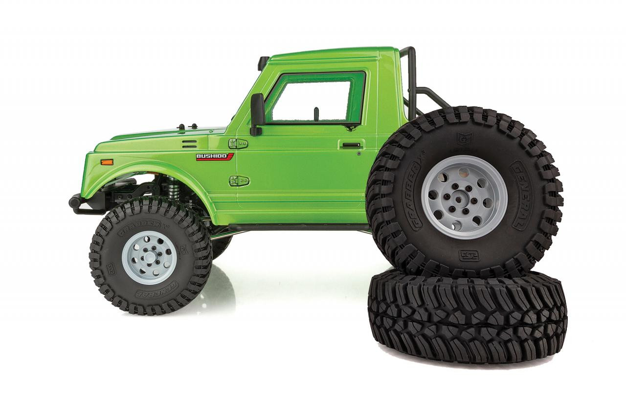 Element RC Enduro Enduro Bushido 1/10 Off-Road 4WD Trail Truck RTR Green, LiPo Combo