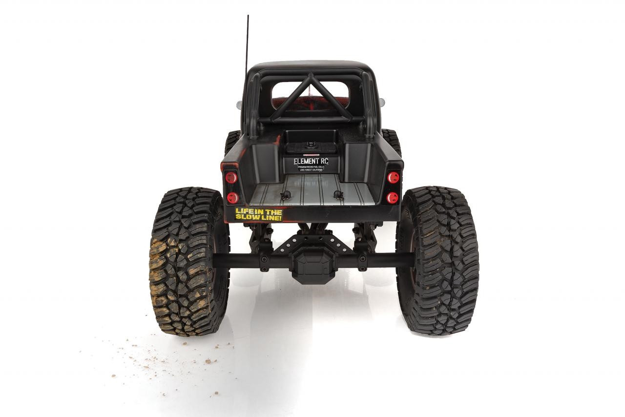 Element RC Enduro Ecto Black Trail Truck 4x4 RTR Rock Crawler Combo w/2.4GHz Radio, Battery & Charger
