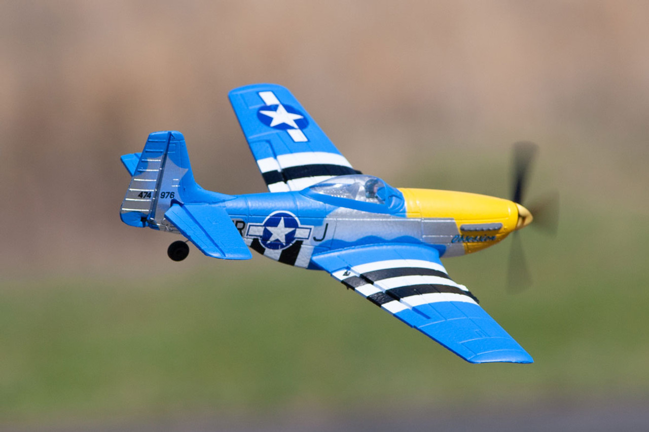 RAGE P-51D Mustang Obsession Micro Warbirds RTF Electric Airplane (400mm)
