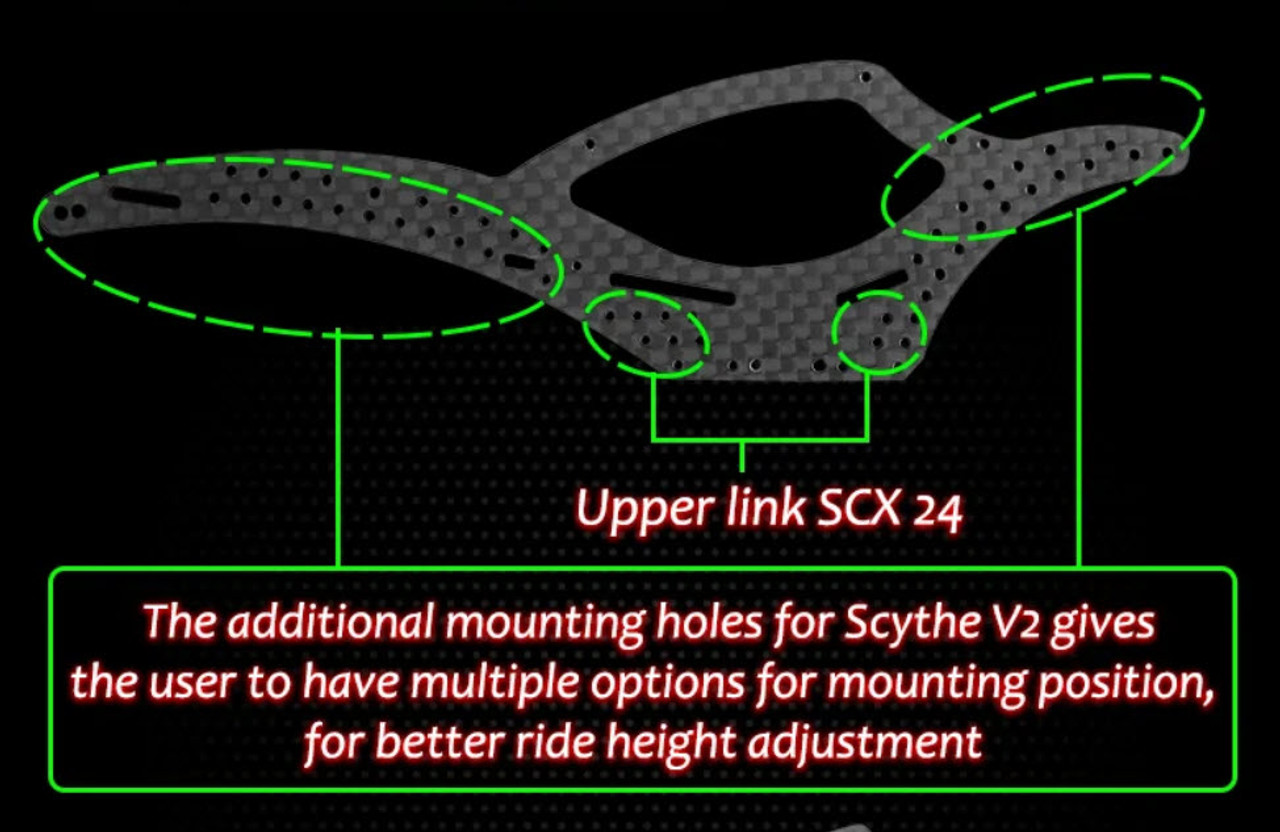 FURITEK SCYTHE (V2) Carbon Fiber FRAME KIT FOR SCX24 CRAWLERS