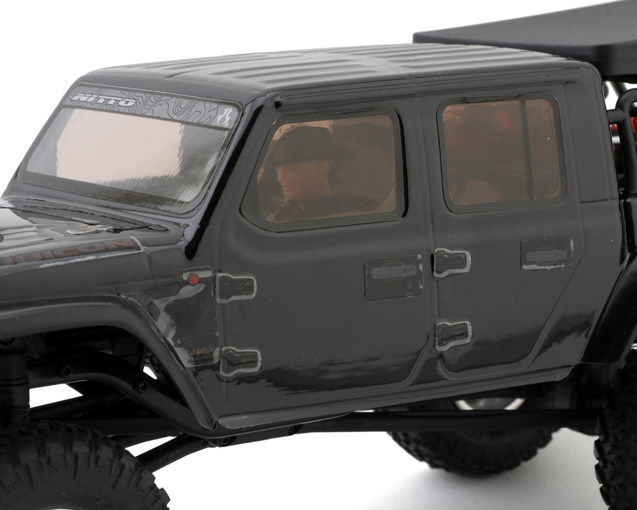 Axial SCX24 Jeep JT Gladiator  (V2) 1/24 4WD RTR Scale Mini Crawler (Black) w/2.4GHz Radio