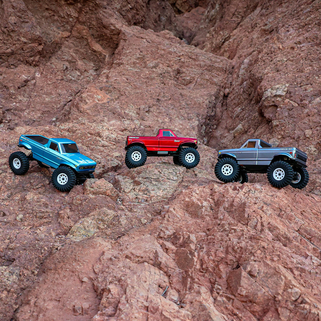 Redcat Ascent-18 1/18 4WD RTR Rock Crawler (Blue) w/2.4GHz Radio, Battery & Charger