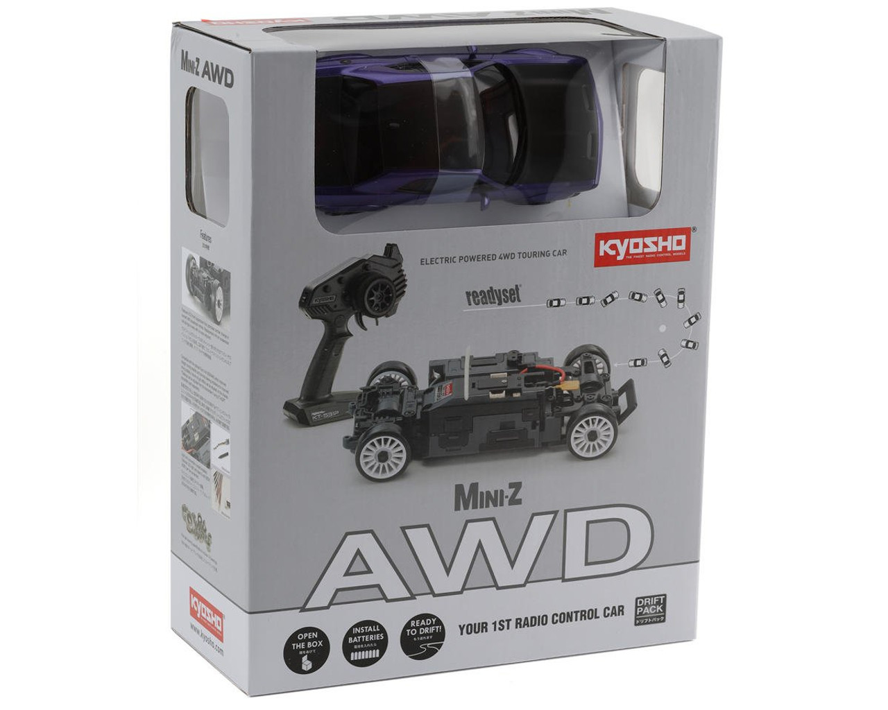 Kyosho MA-020 AWD Mini-Z ReadySet w/Dodge Challenger SRT Hellcat (Purple) & KT-531P 2.4GHz Transmitte