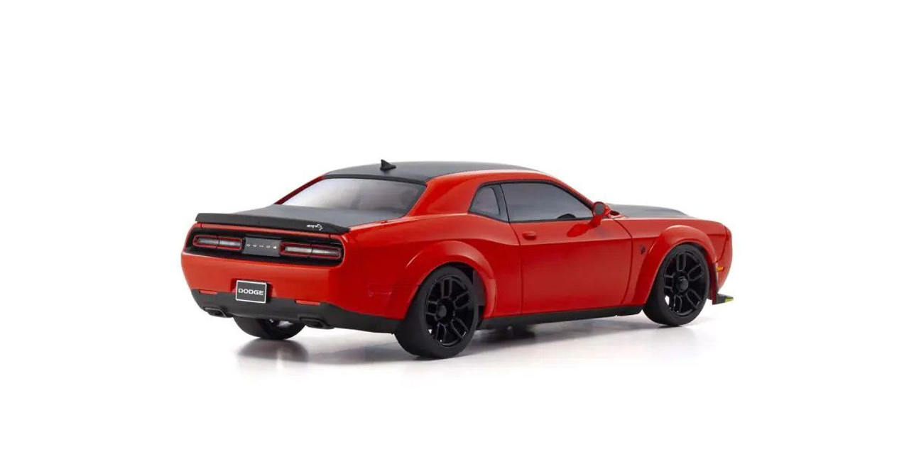 Kyosho Mini-Z Dodge Challenger SRT Hellcat (Red)  Mini-Z Autoscale body.