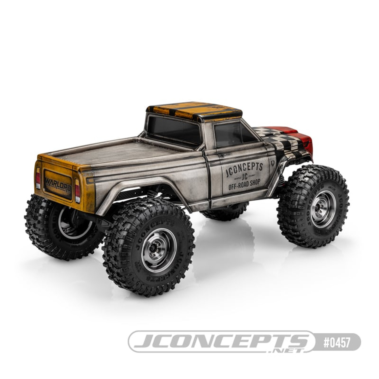 JConcepts JCI Warlord Pre-Trimmed 1/10 Tucked Rock Crawler Body (Clear) (12.3")