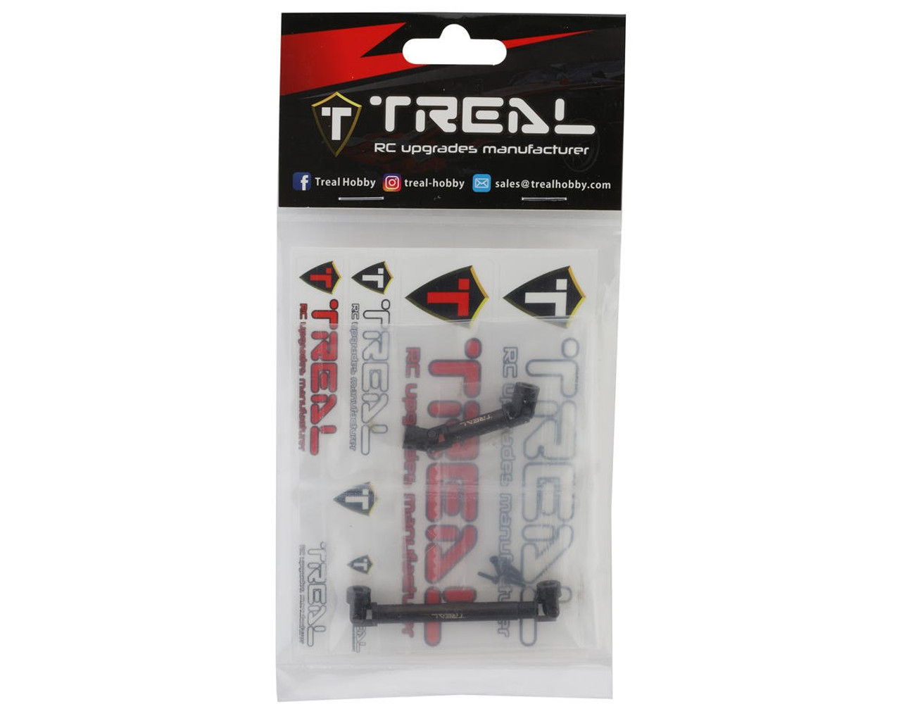 Treal Hobby Axial SCX24 Gladiator Hardened Steel Driveshaft (153.7mm) (AXI00005T)