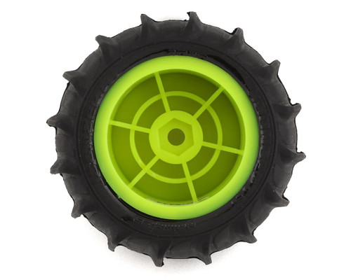 JConcepts Mini-T 2.0 Animal Pre-Mounted Rear Tires (Yellow) (2) (Green)