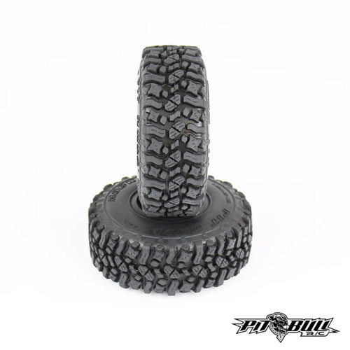 Pit Bull Tires Rock Beast 1.55" Scale Rock Crawler Tires w/Foams (2) (Alien)
