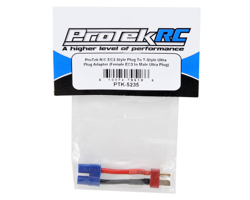 ProTek RC EC3 Style to T-Style Ultra Plug Adapter (Female EC3/Male Ultra)