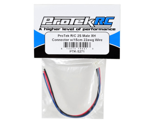 ProTek RC 2S Male XH Balance Connector w/15cm 22awg Wire