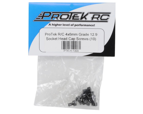 ProTek RC 4x6mm "High Strength" Socket Head Cap Screws (10)