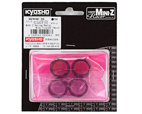Kyosho Mini-Z 11mm Wide Racing Radial Tire (4) (20 Shore)