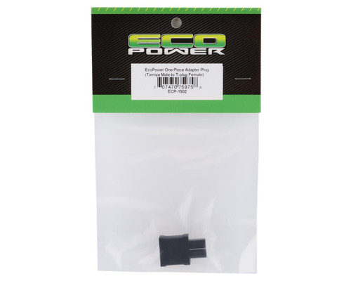 EcoPower One Piece Adapter Plug (Tamiya Male to T-Plug Female)