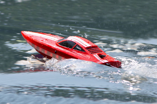 Rage RC LightWave Electric Micro RTR Boat; Red