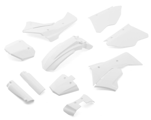 Losi Promoto-MX White Plastics with Wraps: Promoto-MX
