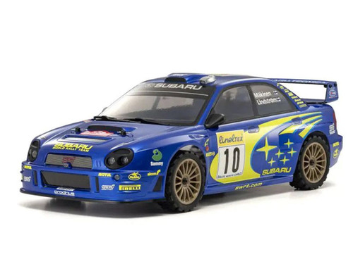 Kyosho Fazer Mk2 FZ02 2002 Subaru Impreza STI WRC 1/10 Electric RTR w/Syncro KT-231P+