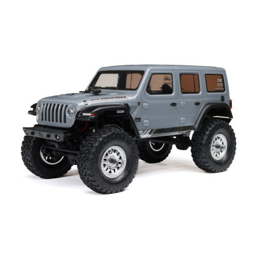 Axial SCX24 Jeep Wrangler JLU 4WD RTR Scale Mini Crawler (Gray) w/2.4GHz Radio, Battery & Charger