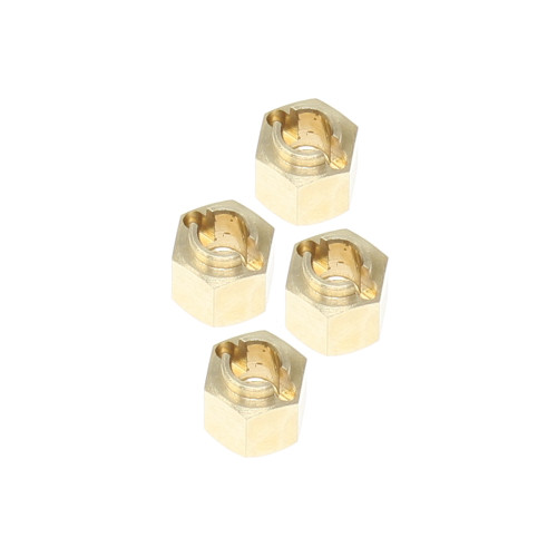 Redcat Ascent-18 Wheel Hexes (Brass)(4pcs)