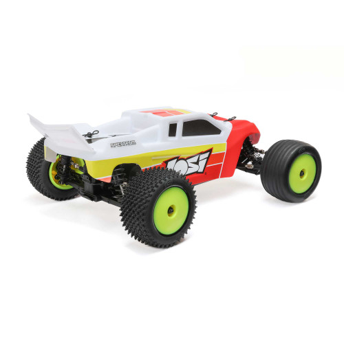Losi Mini-T 2.0 (V2) 1/18 RTR 2WD Brushless Stadium Truck (Red) w/2.4GHz Radio, Battery & Charger