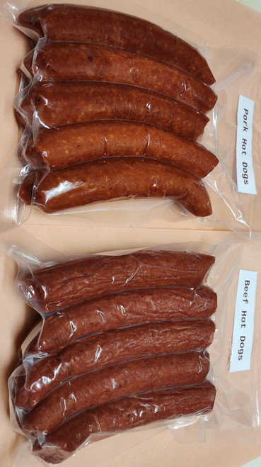 Cherry Wood Smoked Hot Dogs (5 lbs)