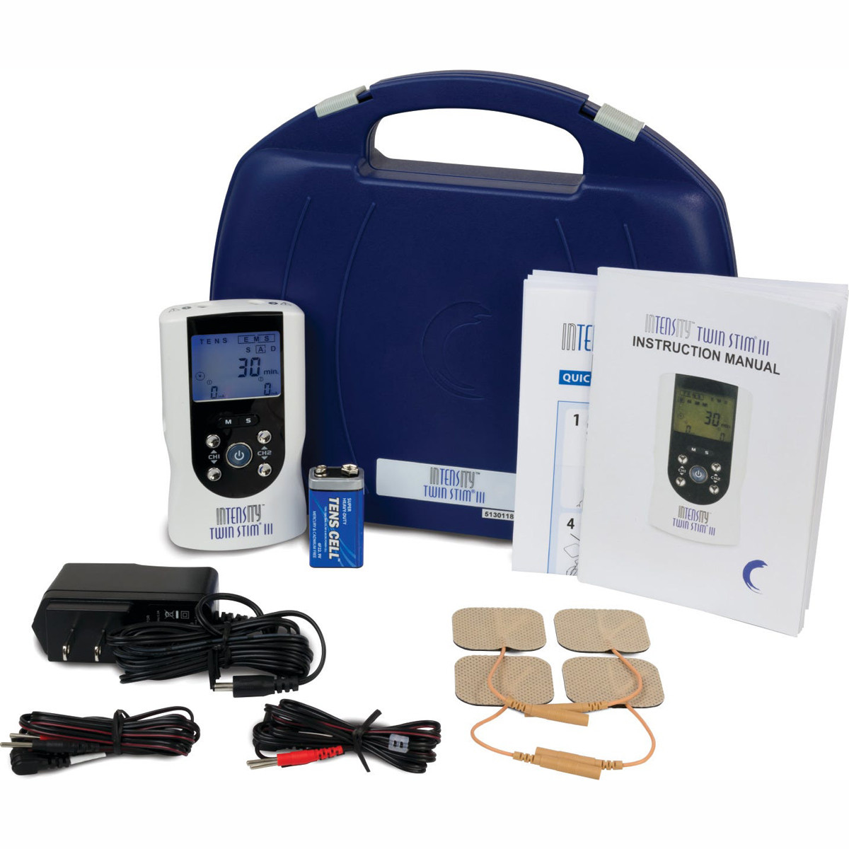 Stimulators／M.A.C.H.I.N.E. Twin Stim TENS/Muscle Stimulator Set | TENSKIT3a