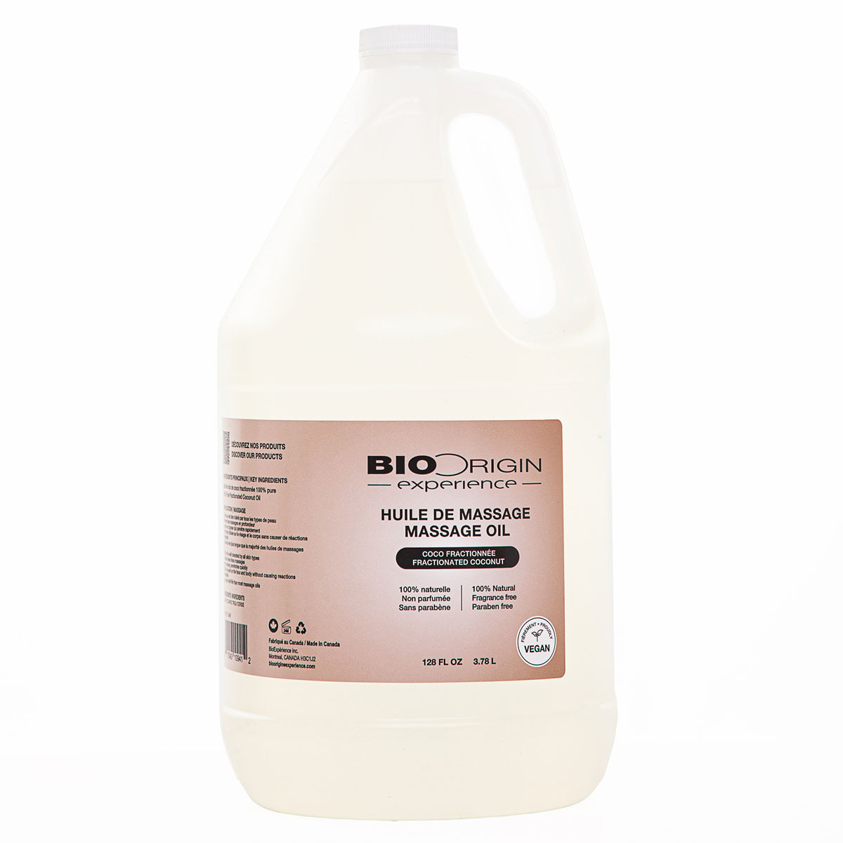 Fractionated Coconut Oil Gallon by BioOrigin | Vitality Depot