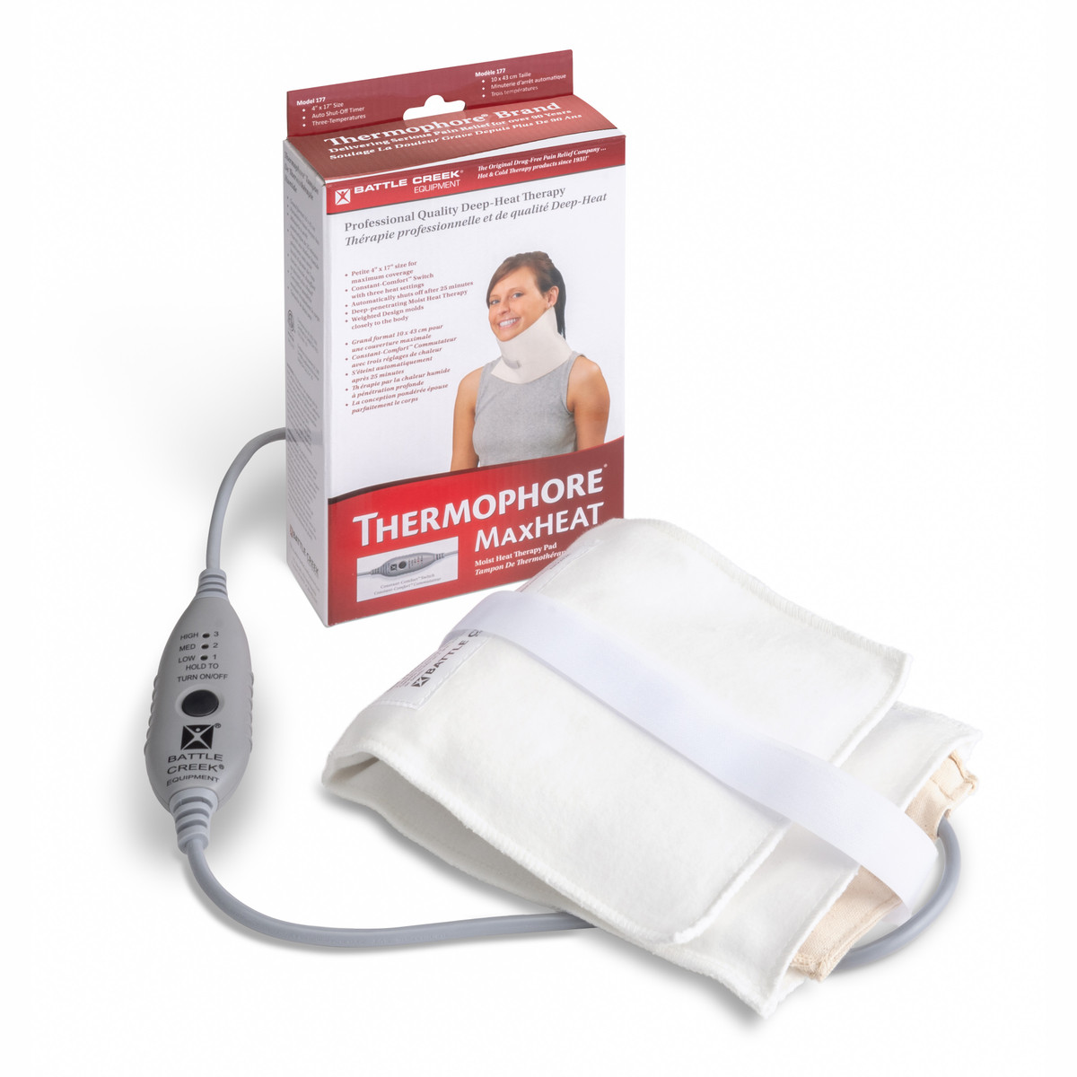 Thermophore Max Heat 4 x 17 Electric Moist Heat Pad - Vitality Depot