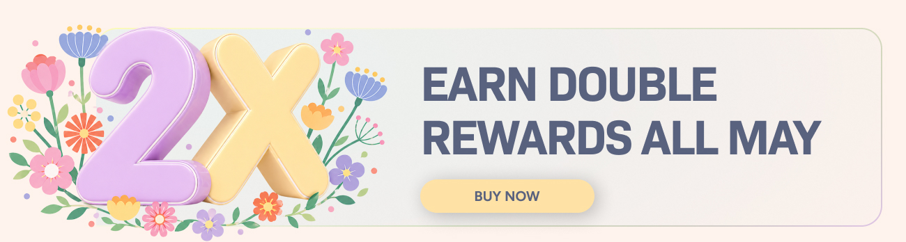 Double rewards offer