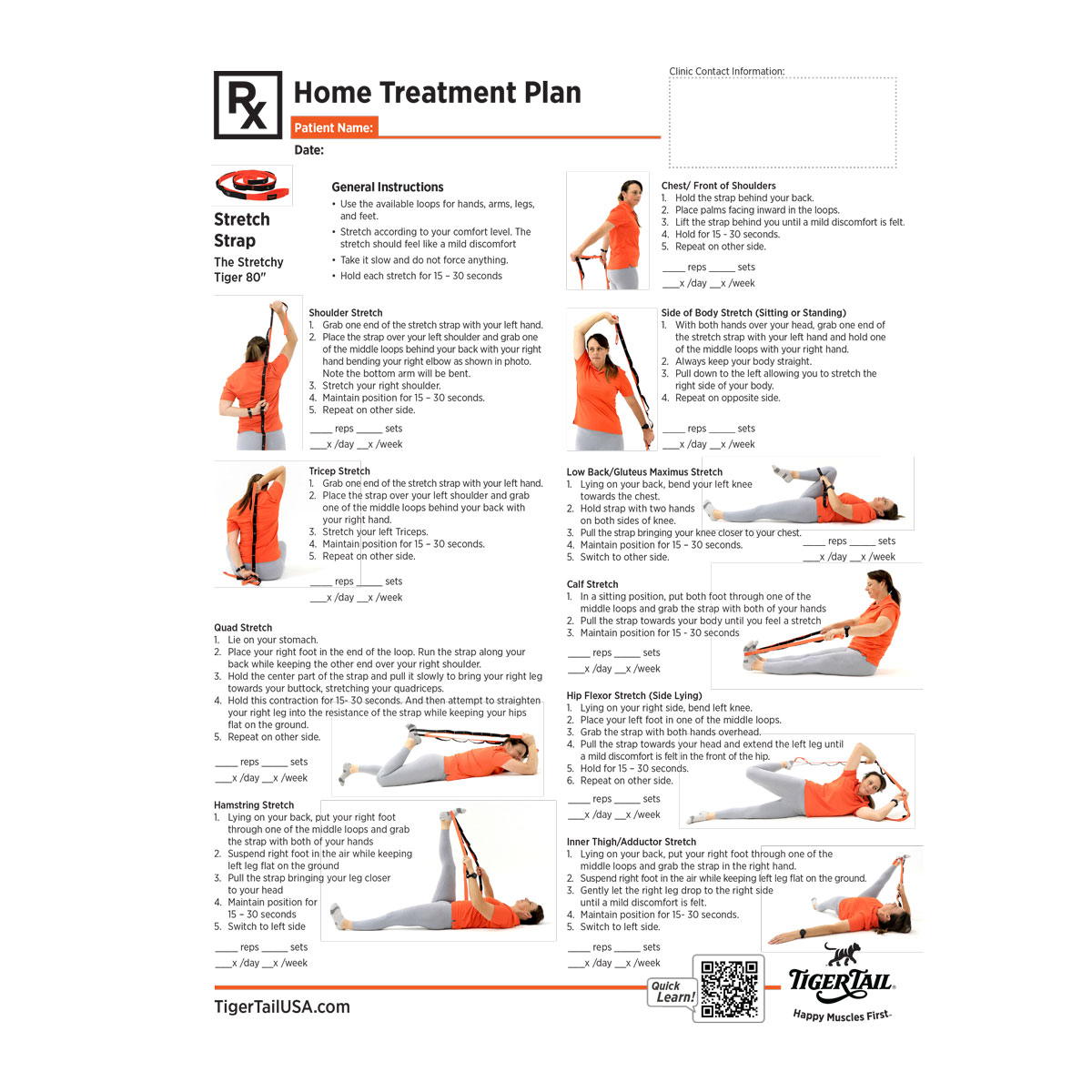 Rx Pad for Stretchy Strap by Tiger Tail - Vitality Depot