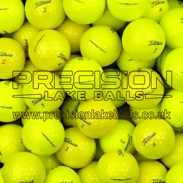 Titleist Pro V1 & Pro V1x Yellow Grade A Lake Balls