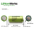 LithiumWerks ANR26650M1B, Lithium Iron Phosphate (LiFePO4) Dimensions