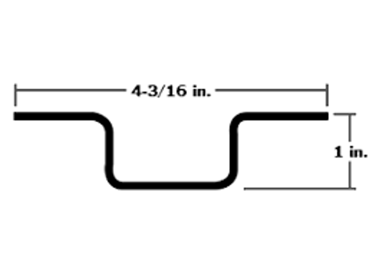 ROOF BOW W/CLIPS 981/4" LONG === 364