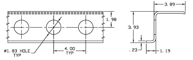 SLIDER RAIL, STD. UPPER 232