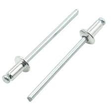 Fastenere 1/4" X 3/4" Large Flange Steel Pop Rivets - Dome Head - Qty 100 (8-12)