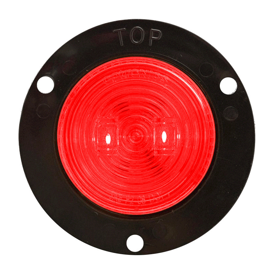 LIGHT, RED,LED,FLANGE MTG 2.5