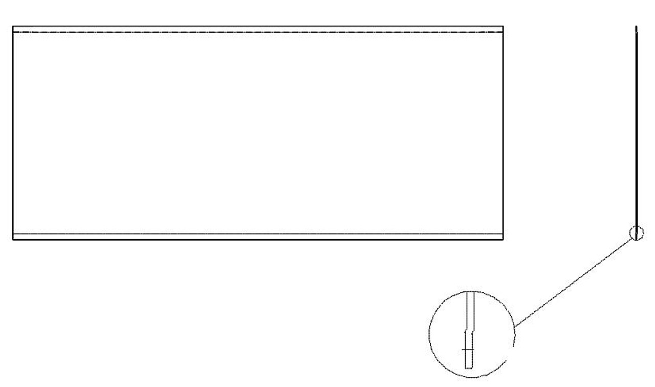 SIDE PANEL, WHITE, (GEN II) .255