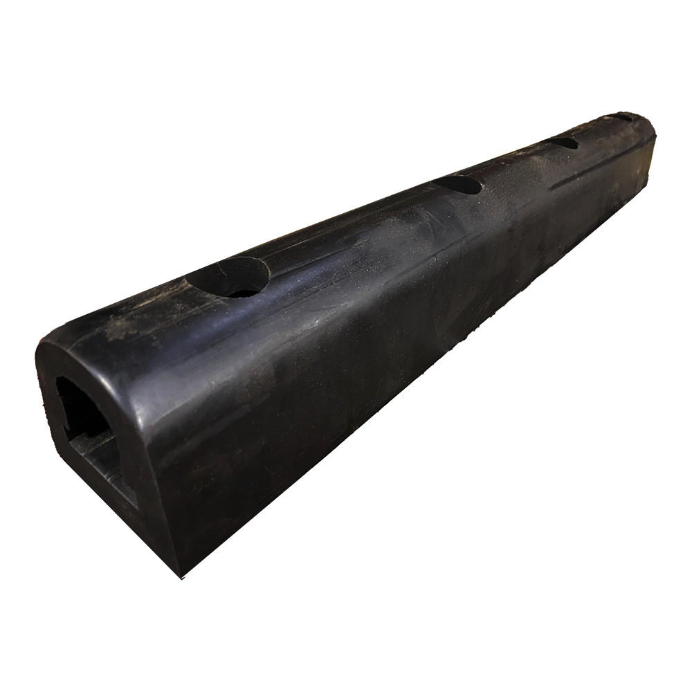 BUMPER, RUBBER DOCK, DSHAPE 3x3x24" === 3497