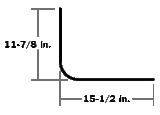 SHEET CORNER 3' RAD RS/CS PPW