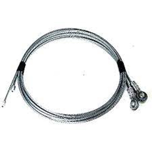 DOOR CABLE, (PAIR), 110" w/1/4" METL EYE