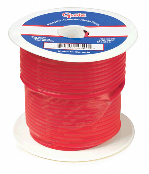 PRIMARY WIRE 18 GA RED 25'