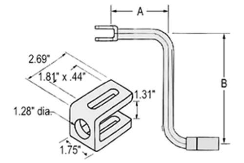 CRANKHANDLE 7" HORIZONTAL