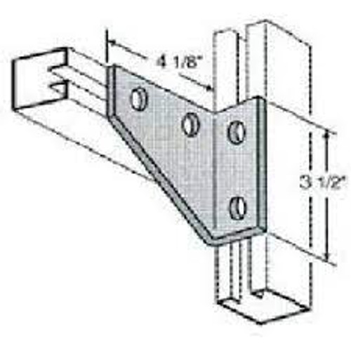 VERTICAL GUSSET FOR WIDE HANGER