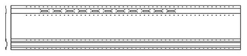 PANEL,CORR W/LOGISTIC SLOTS