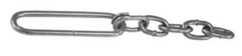 Door Holdback Chain, 1 Large 4" Loop with 5 links