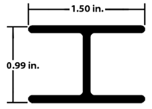 DORSEY 1-3/8 " HI ROOF BOW I-BEAM