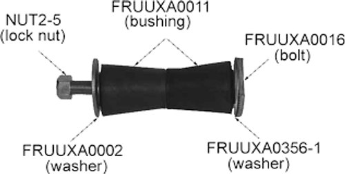 WEBB RADIUS ROD BUSHING KIT