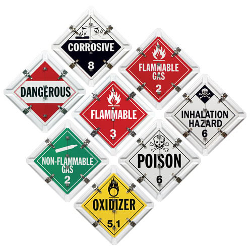 PLACARD, SPLIT, 8-FLIP SIGNS,WHITE FRAME === 826