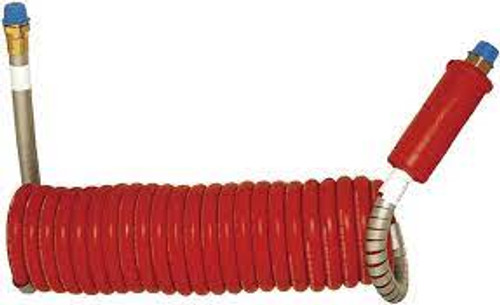 RED COILED AIR LINE NYLON 15'
