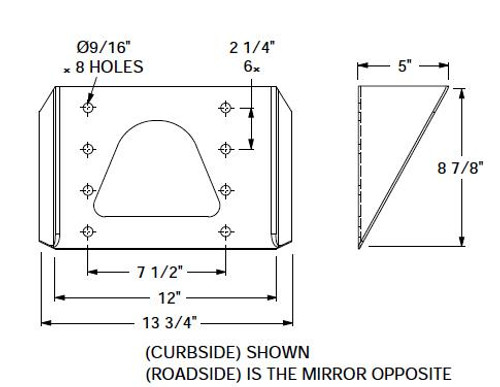 DOUBLER BRACKET, ROADSIDE (LGM-UT03)