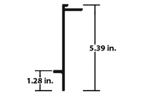 WABASH PLATE TRAILER BOTTOM RAIL (WAB-E1836260